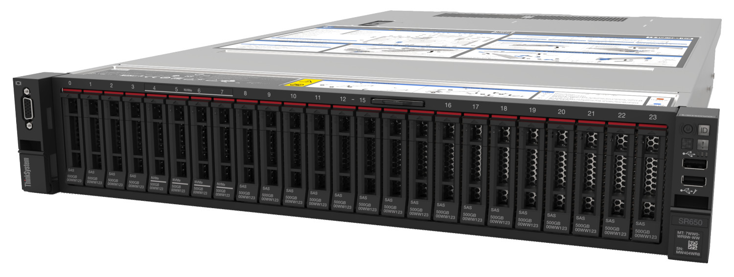 Lenovo ThinkSystem SR650 Server (Xeon SP Gen 1 / Gen 2) Product